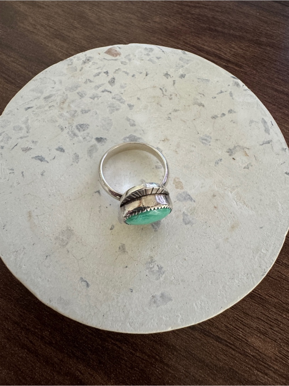 Silver and Turquoise Ring - Picture 4 of 5
